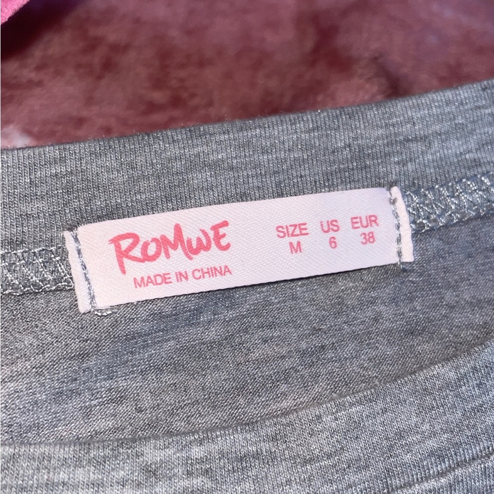 Romwe Solid Side Drawstring Ruched Bodycon Dress - Picture 3 of 3